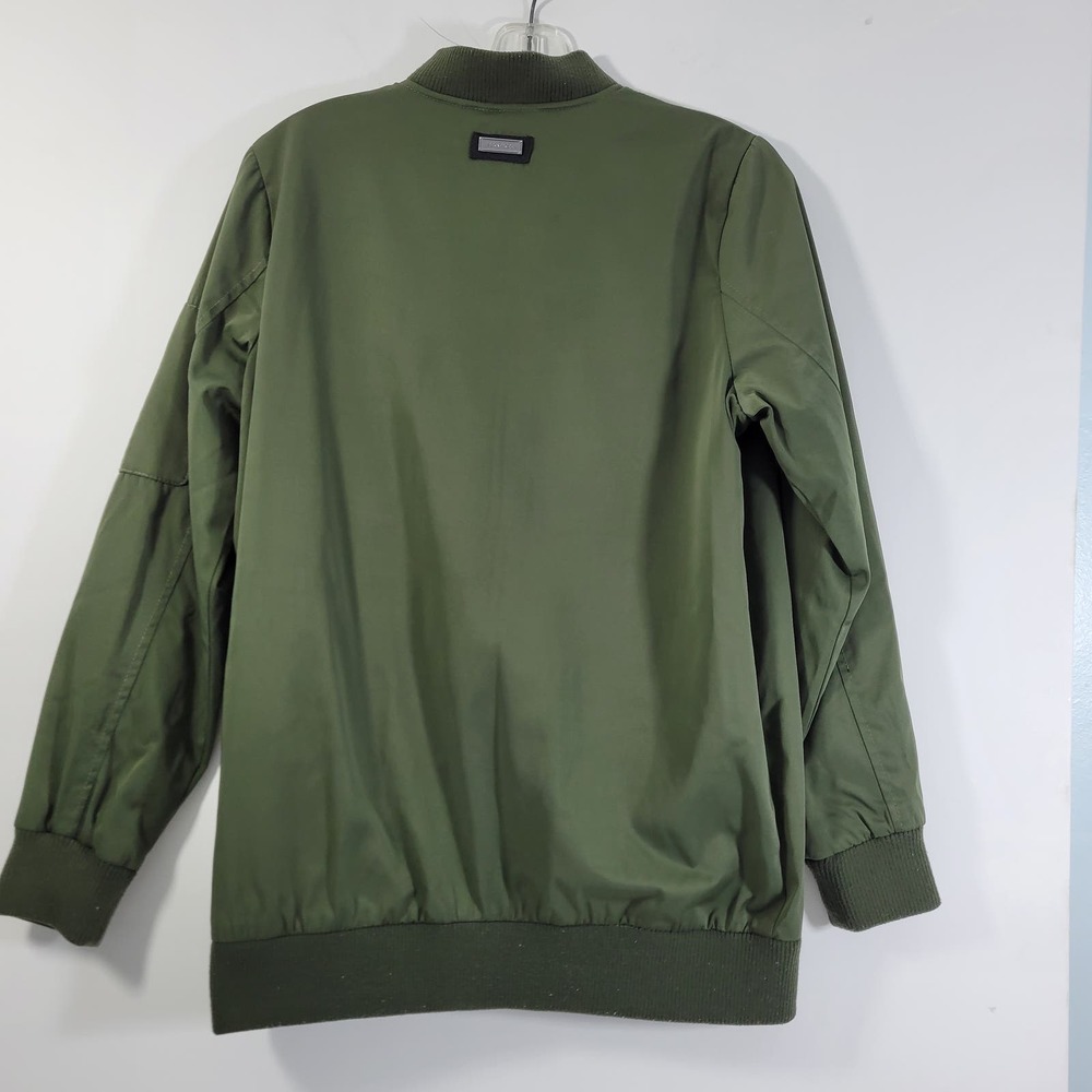 Bernardo Men's Olive Green Bomber Jacket Size S 10522-0488 - Picture 6 of 10